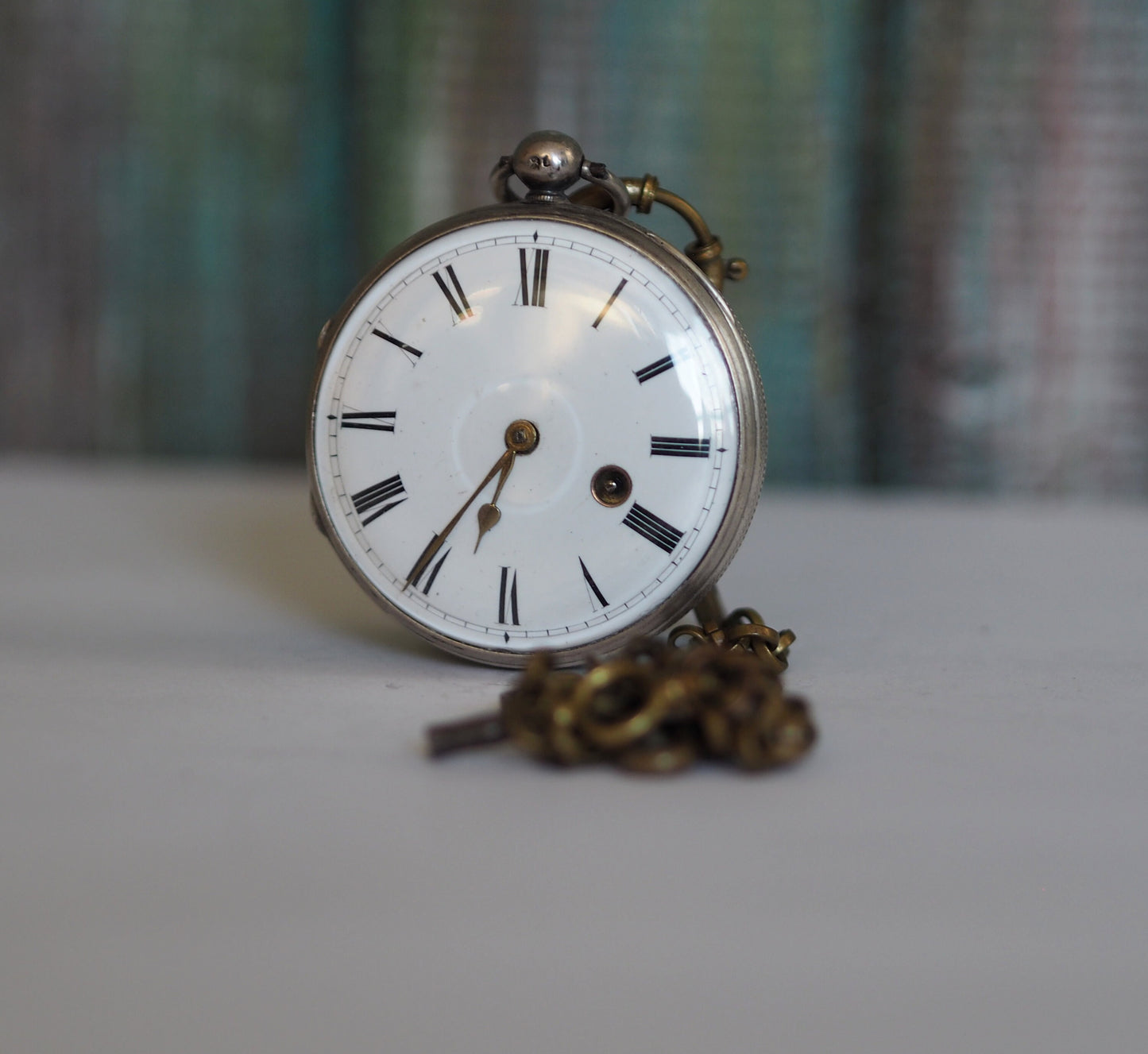 1863  British Verge Fusee Pocket Watch , serviced working