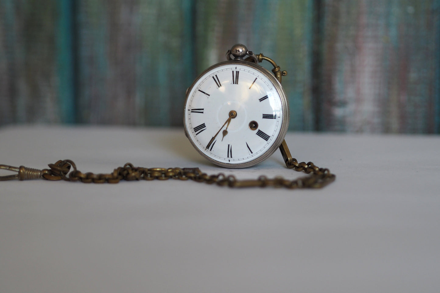 1863  British Verge Fusee Pocket Watch , serviced working