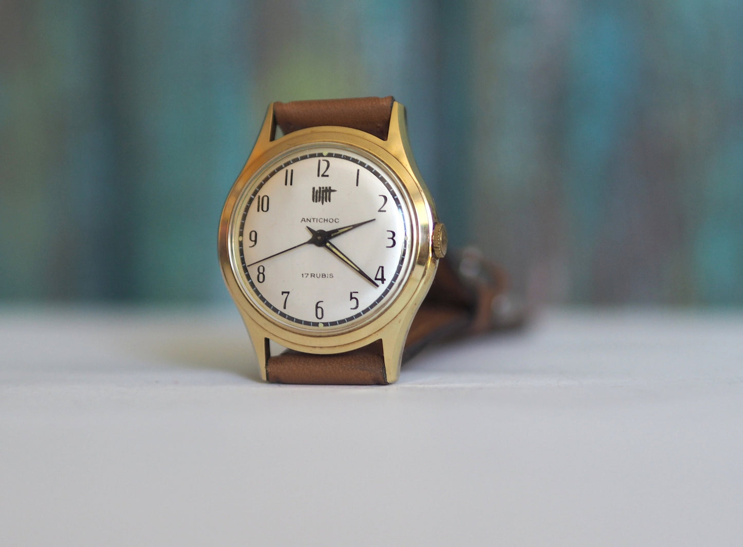 WITT- 1960's  German mechanical men's watch , vintage German mechanical wind up  men's watch