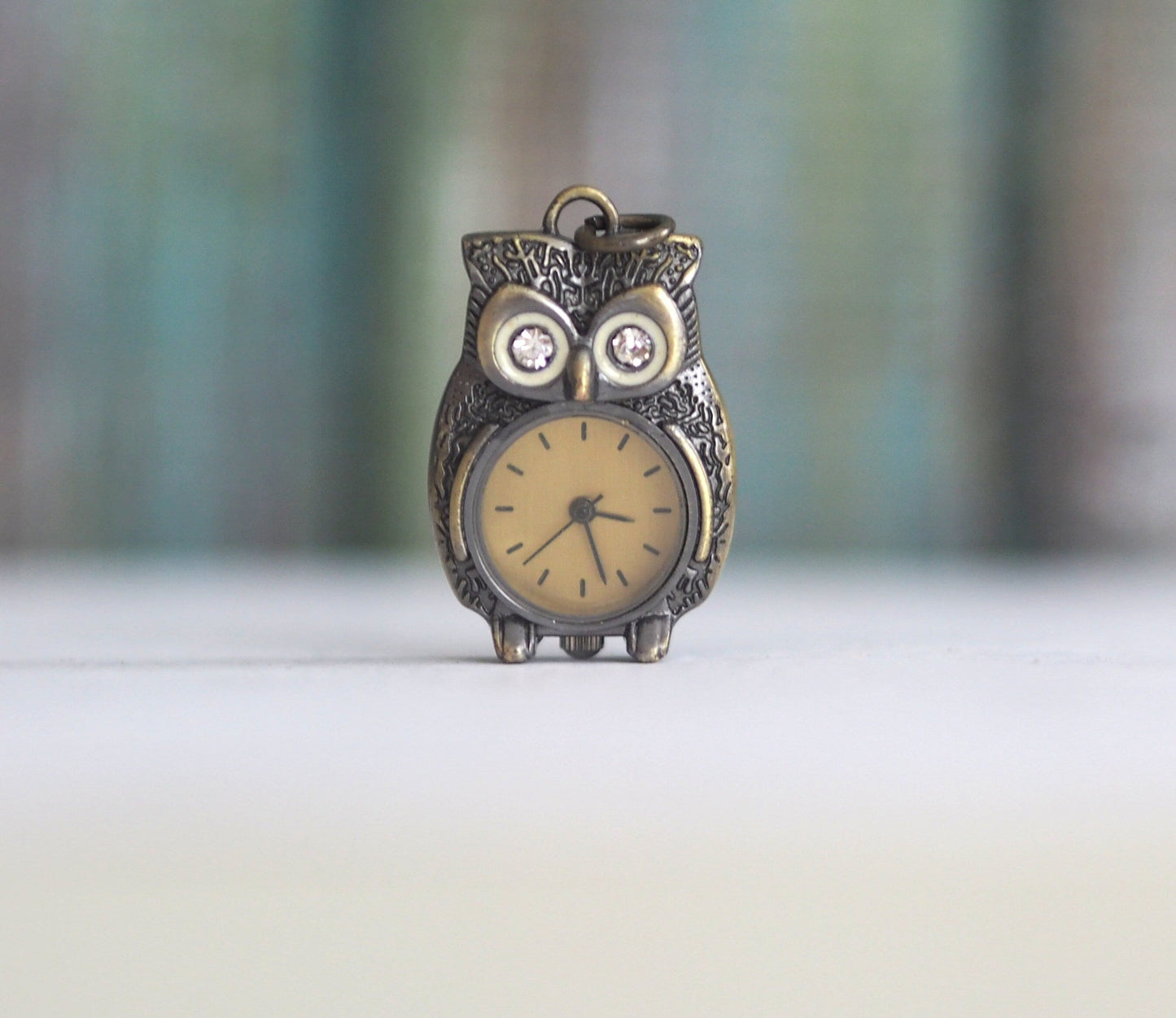 Owl quartz women's pendant Watch , Japan  movement,  OWL ecklace watch