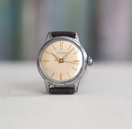 Junghans cal.93.1-  vintage German men's watch - 1950's, , vintage mechanical wind up men's watch