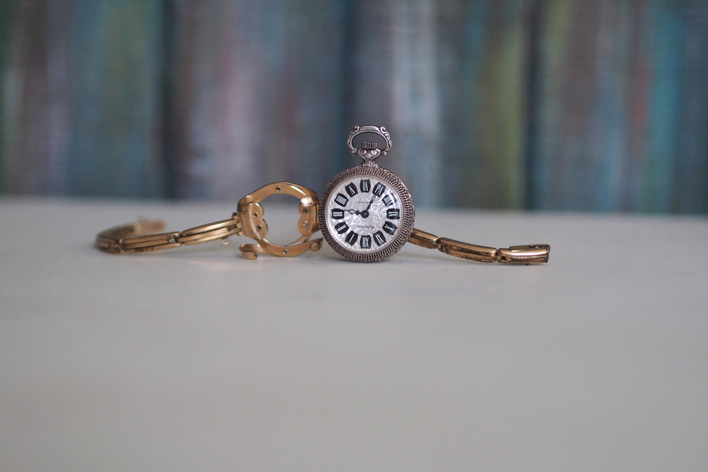 formatic -  German made  wind up women's  pendant watch 1970's on antique ladies pocket watch wrist bracelet from 1900's