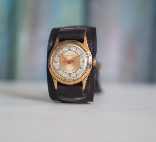 ANKER - 1950's German mechanical men's watch - vintage German mechanical wind up  men's watch