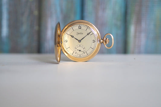 ZentRa  - Art Deco German mechanical wind up   pocket watch Zentra