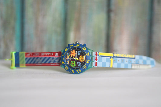 Swatch Midi Aqua Chrono GAME OVER SEL101  Swiss made   Watch Swatch   ,  mint condition, unworn