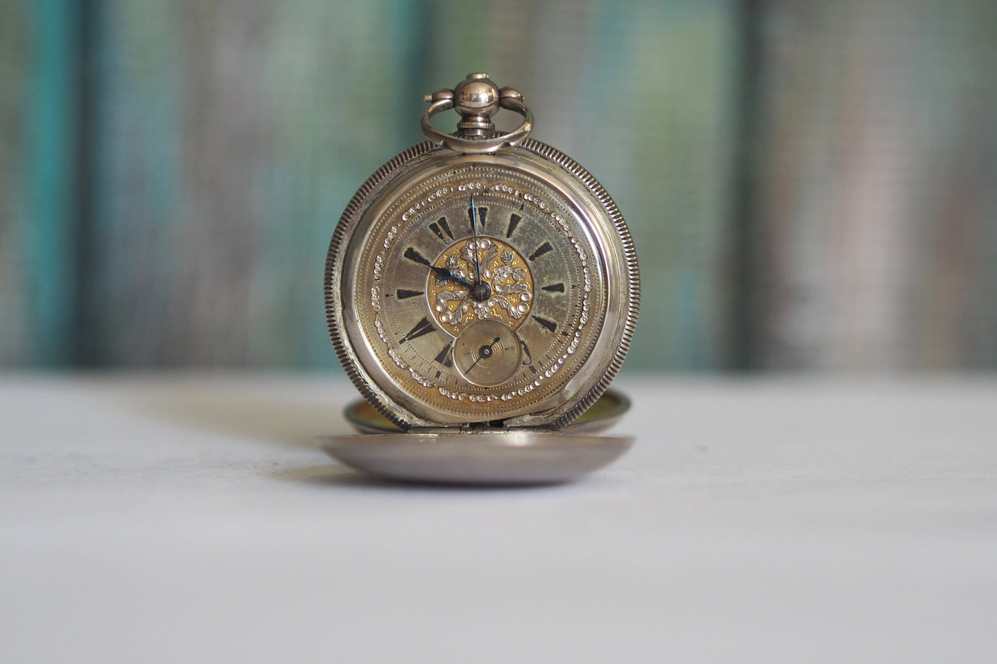 BILLODES  - Rare Victorian Ottoman 0.800 silver pocket watch BILLODES (Zenith )  - 1860-70's