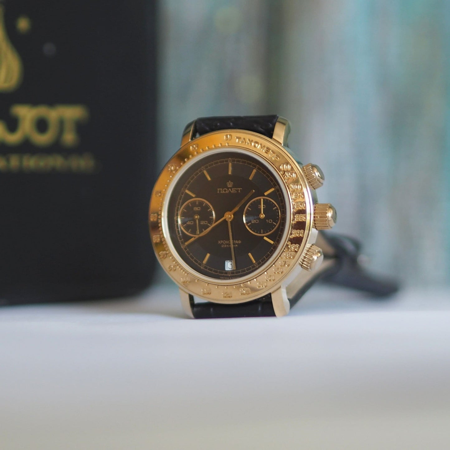 POLJOT 3133 Chronograph , mechanical wind up  Chronograph watch