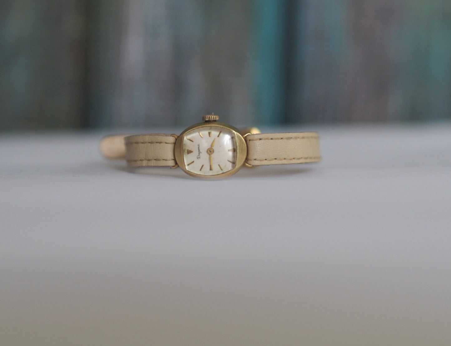 DUGENA  - 14K ,585 solid gold German Women's mechanical wind up Watch Dugena  1960's,vintage mechanical wind up women's watch DUGENA