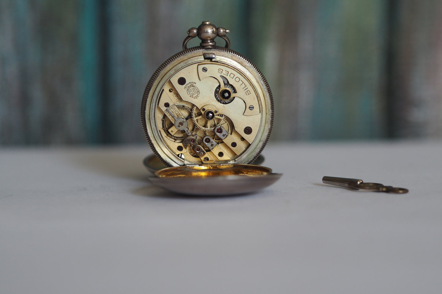 BILLODES  - Rare Victorian Ottoman 0.800 silver pocket watch BILLODES (Zenith )  - 1860-70's