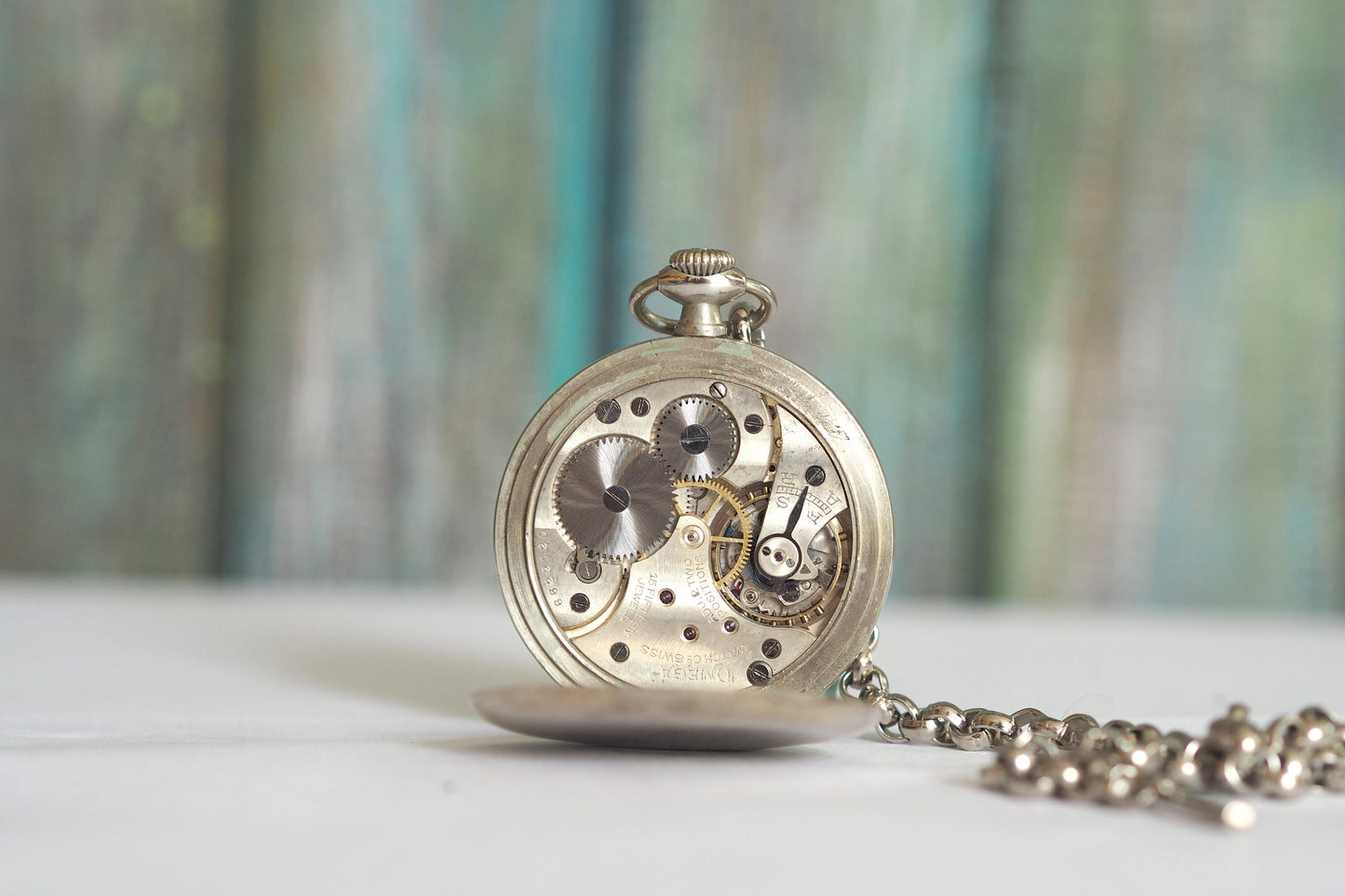 OMEGA -    Swiss  made mechanical wind up pocket watch OMEGA,ref.7421734  antique mechanical pocket watch OMEGA