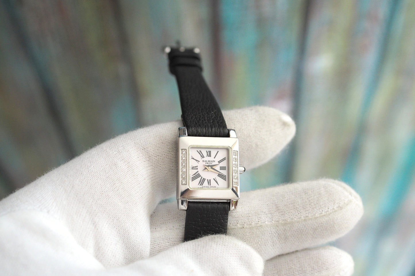 Pierre Balmain Diamods watch ref. 3335   Square Steel Quartz Ladies Watch