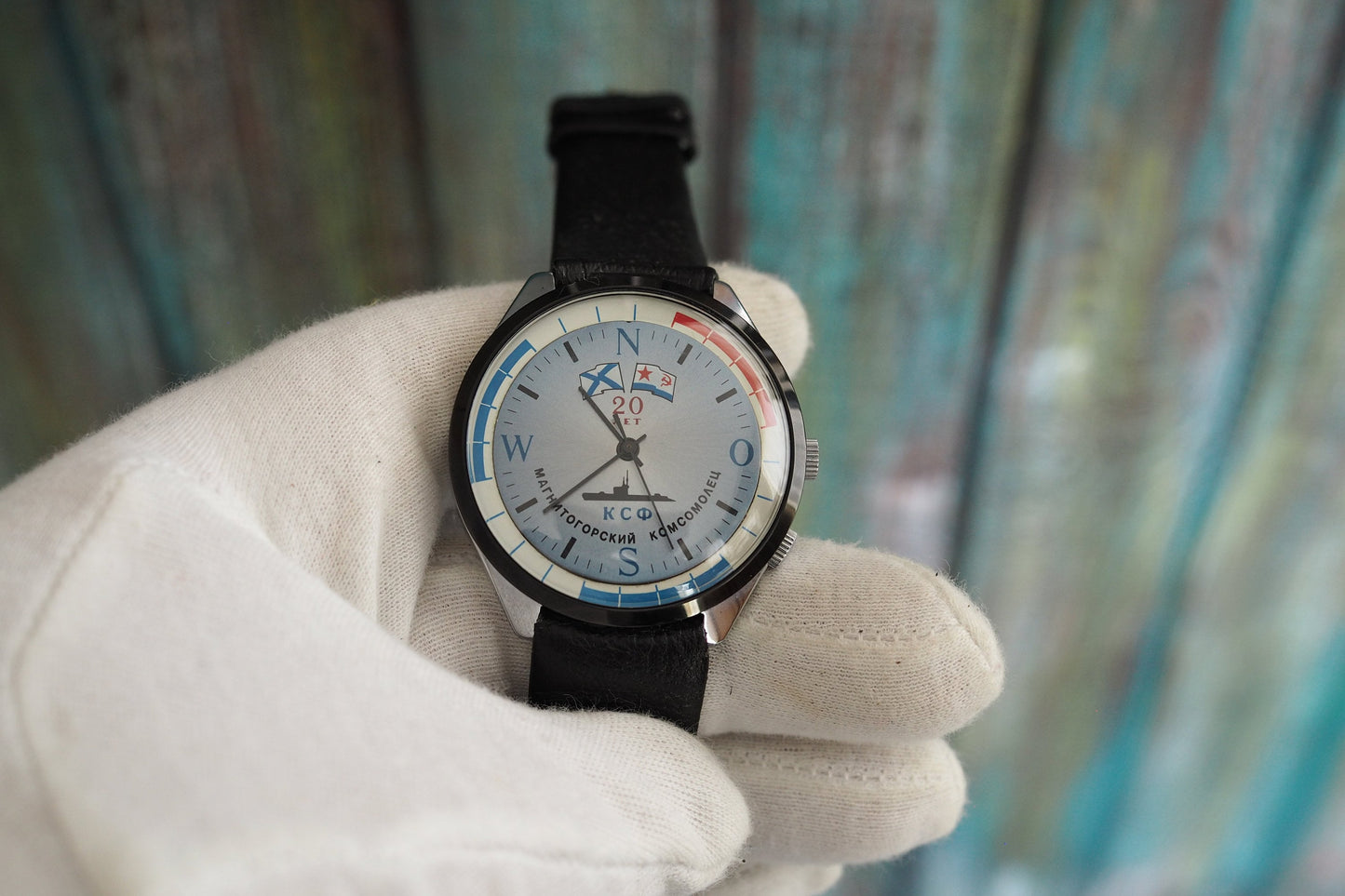 RAKETA  24h - vintage mechanical wind up men's watch Raketa  24-hour Watch 's, rare  24 hours watch Raketa, mint , unworn