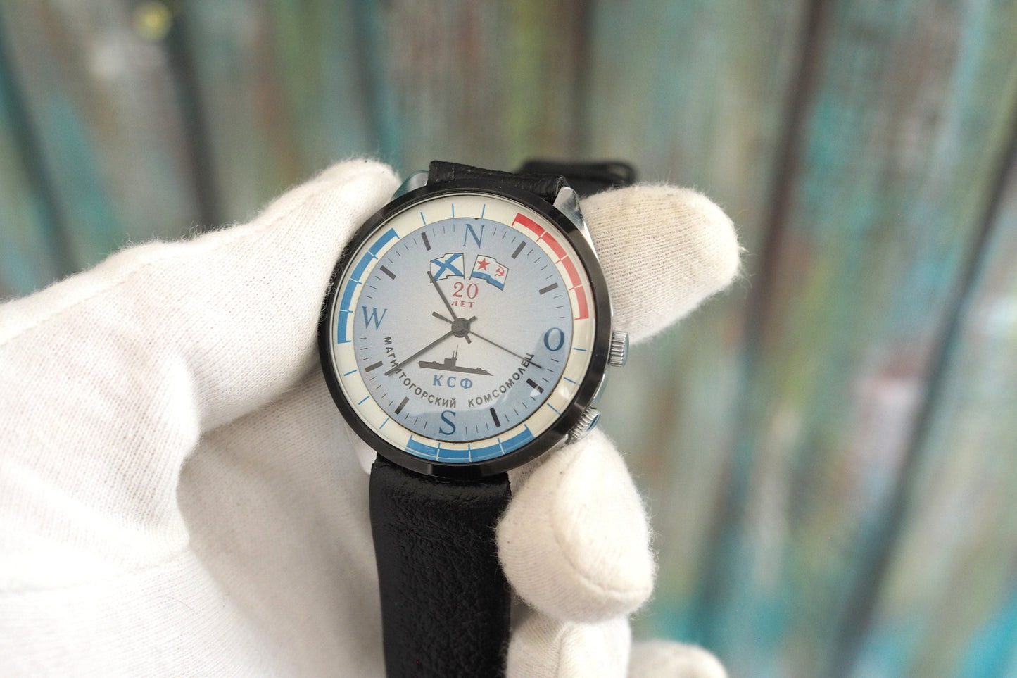 RAKETA  24h - vintage mechanical wind up men's watch Raketa  24-hour Watch 's, rare  24 hours watch Raketa, mint , unworn