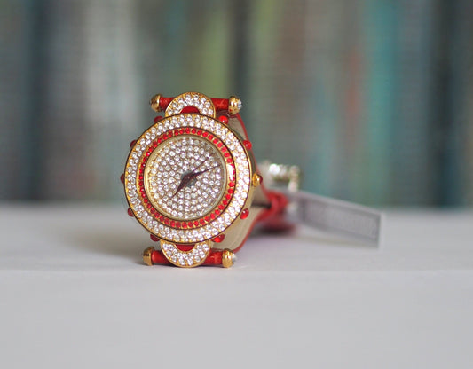 ADRIENNE Swarovski crystals  quartz women's watch - mint, unworn