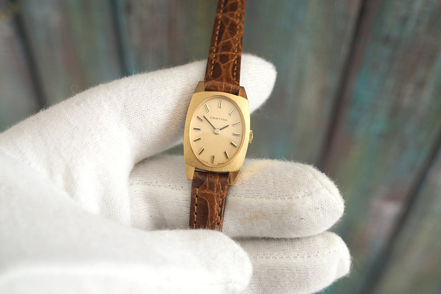 CERTINA - Tiny Swiss made mechanical wind up Women's  Watch-mint condition, unworn ,  Vintage mechanical wind up Ladies Watch , gift for her