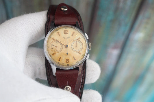 POLJOT 3017 Chronograph , Vintage  mechanical wind up  Chronograph watch - all parts original