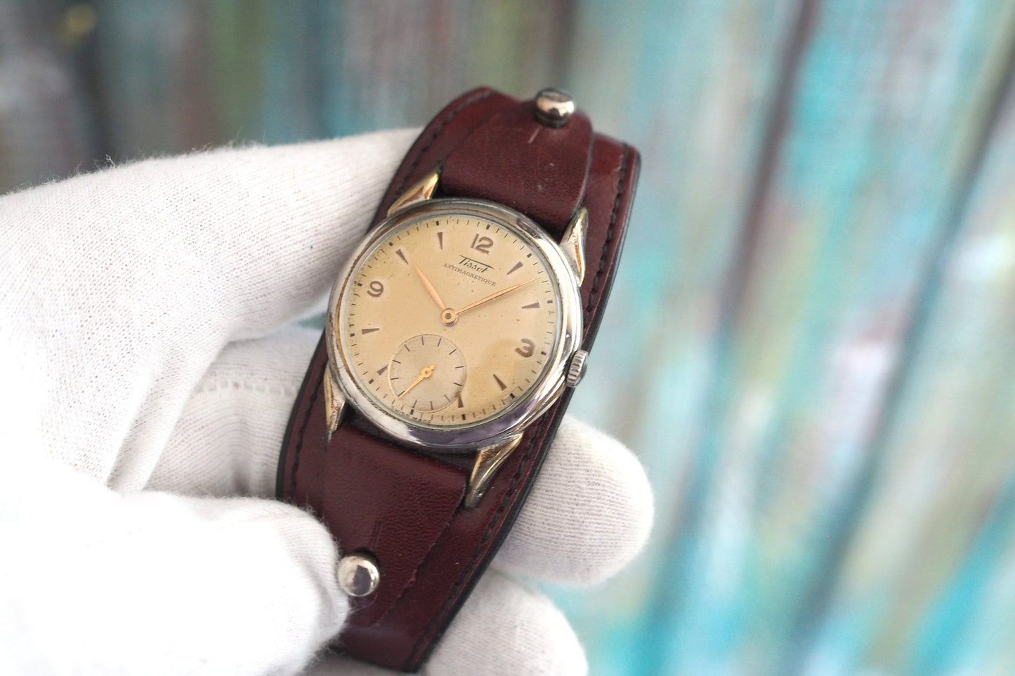 CHs TISSOT & FILS Watch, Swiss men's watch Tissot - 1940's, Swiss made mechanical wind up mens watch