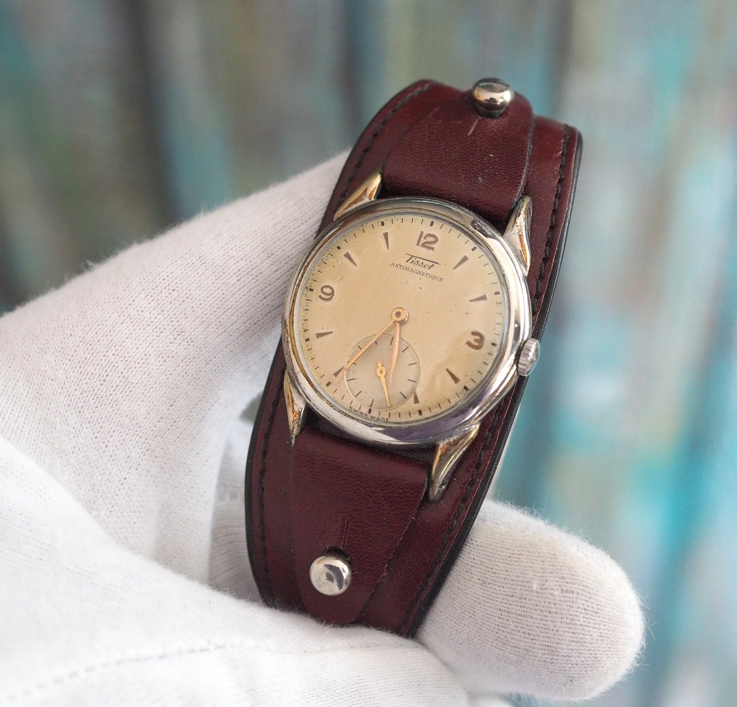 CHs TISSOT & FILS Watch, Swiss men's watch Tissot - 1940's, Swiss made mechanical wind up mens watch