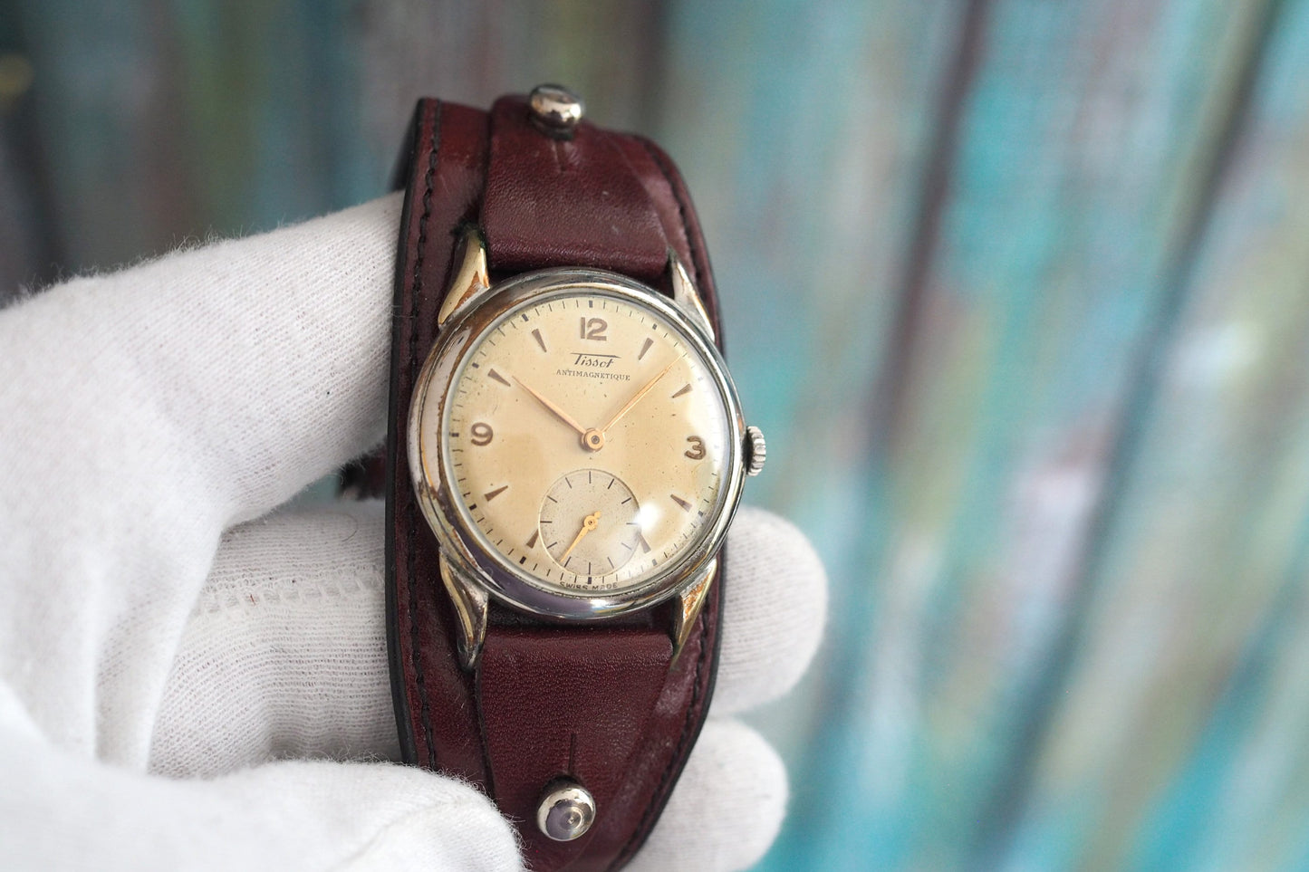 CHs TISSOT & FILS Watch, Swiss men's watch Tissot - 1940's, Swiss made mechanical wind up mens watch