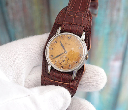 1929 Art Deco Swiss  made  men's watch Zenith, ref.520480, serial 2921582