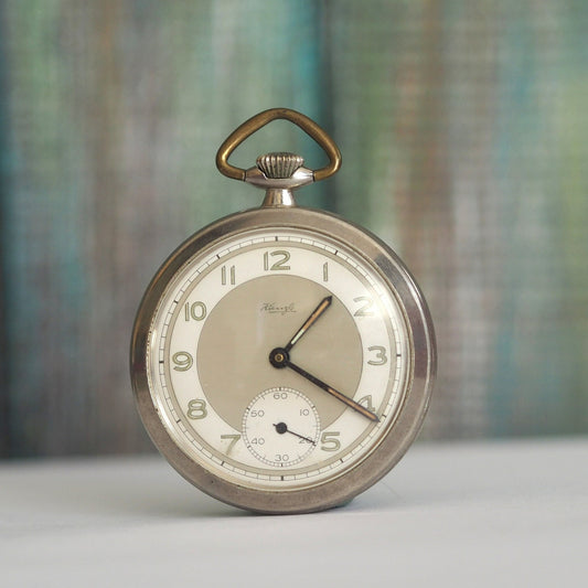 KIENZLE - 1960's German  pocket watch - KIENZLE, vintage German mechanical wind up pocket watch,