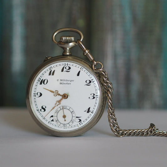 Junghans  cal.38- German  mechanical wind up pocket watch